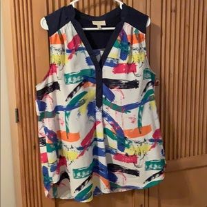 ModCloth paint strokes blouse